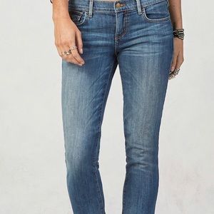 True Religion Cora Mid Rise Straight Jeans